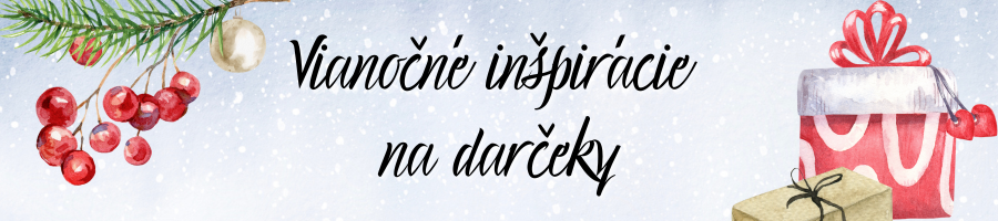 Vianočné inšpirácie na darčeky banner